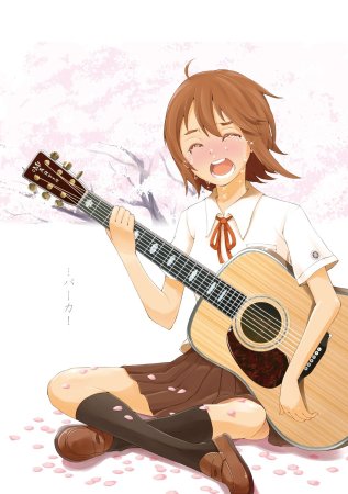 Гитара в стиле аниме