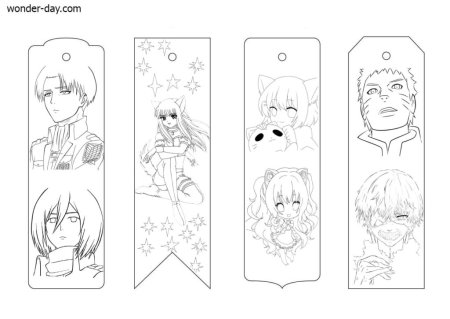 Аниме закладки