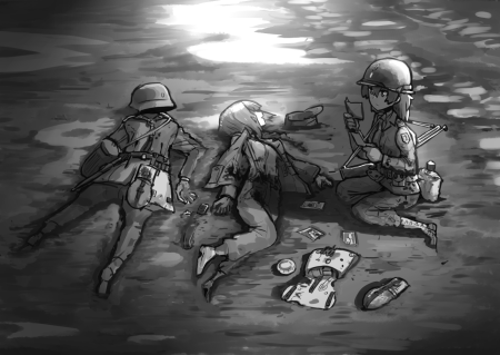 Вторая мировая война anime Erica