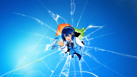 Аниме обои за экраном