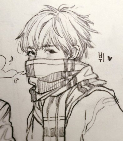 Арт парень для срисовки