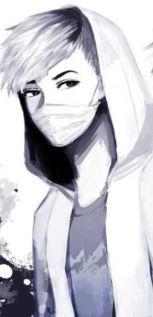 Нарисовать парня в маске