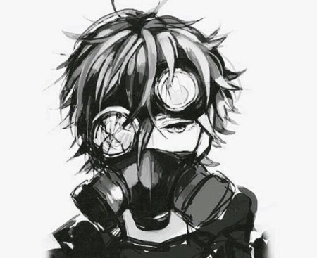 Аниме мальчик в респираторе