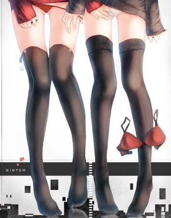 Аниме thigh gap