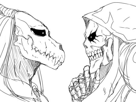 Оверлорд раскраска