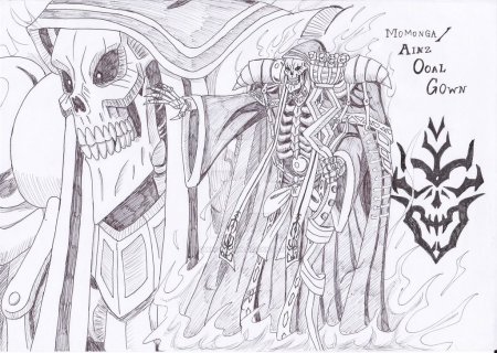 Оверлорд раскраска