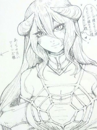 Скетч Оверлорд аниме