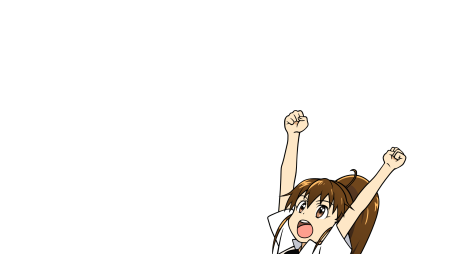 Аниме девочка выглядывает