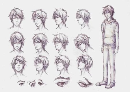 Прическа сбоку референс