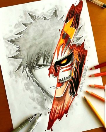 Ичиго Куросаки тату