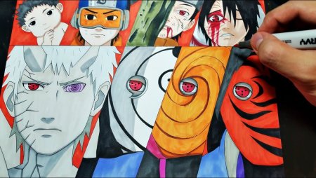 Тоби Обито Эволюция масок