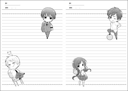 Обложки на тетради аниме