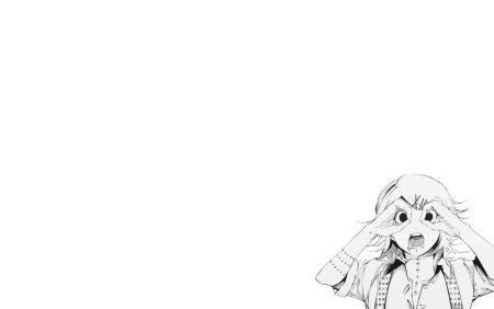 Обложка на тетрадь аниме черно белые