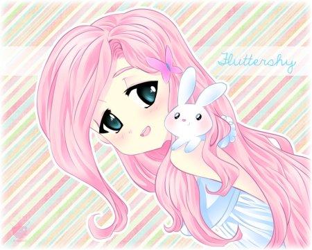 Anime my little Pony Fluttershy