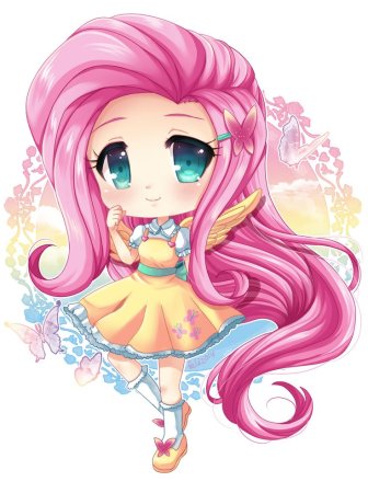 My little Pony Флаттершай человек