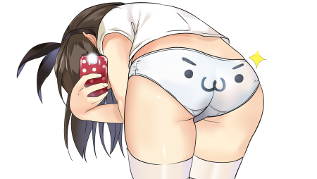 Рисованные девушки в трусиках