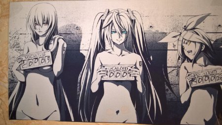 Аниме девочки с табличками