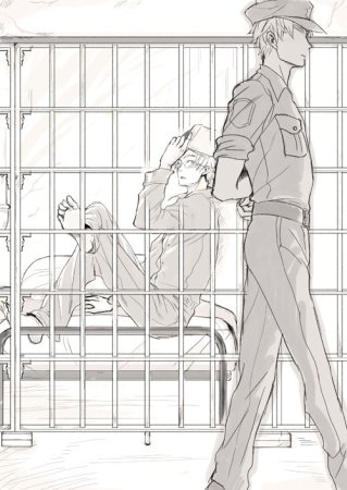 Яой полиция и преступник