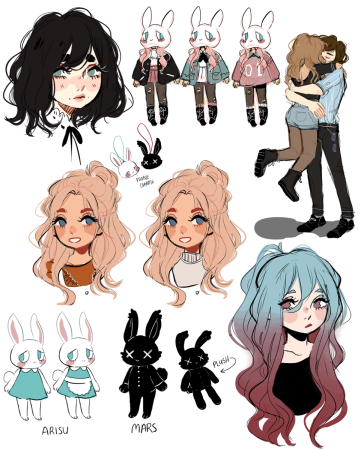 Арты в разных стилях