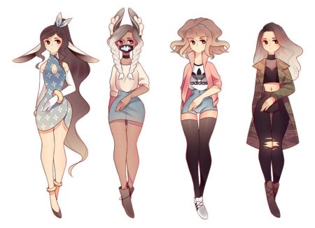 Арты в разных стилях