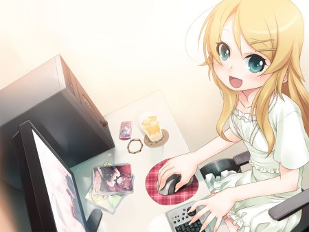 Аниме тянка геймер