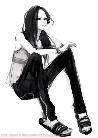 Аниме девушки-пацанки в полный рост