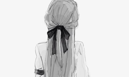 Девушка с распущенными волосами раскраска