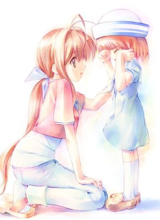 Аниме мать и ребенок