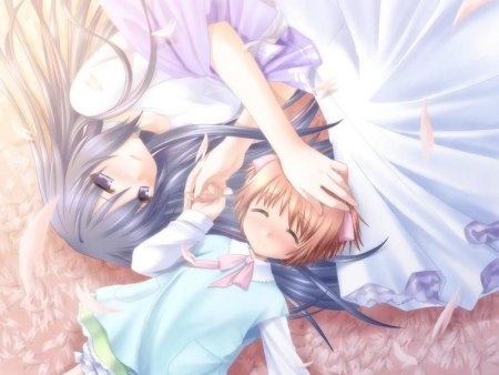 Аниме мама и малыш