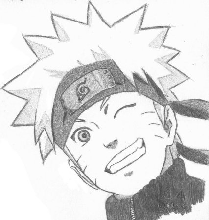 Рисунки для срисовки аниме Наруто