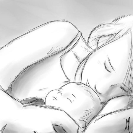 Мама и ребенок скетч