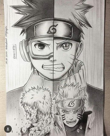 Плакат Наруто Хокаге