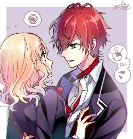 Дьявольские возлюбленные Юи Комори и Аято