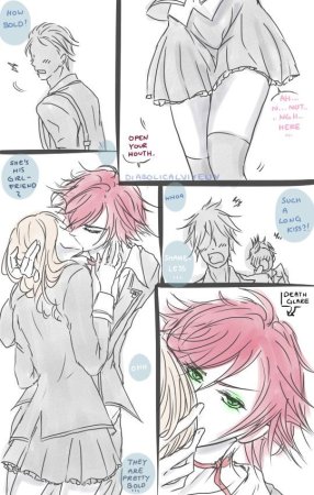 Дьявольские возлюбленные Манга Аято и Юи любовь