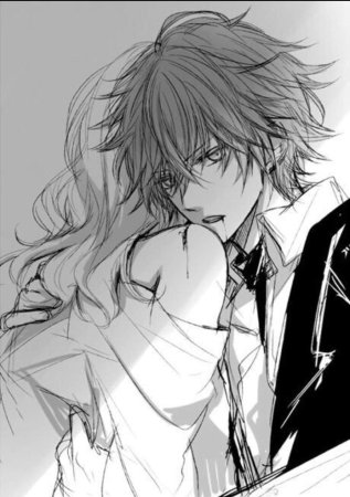 Аято и Юи вампир