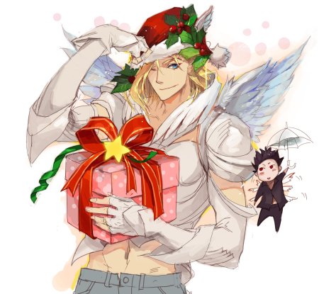 Аниме новый год парни