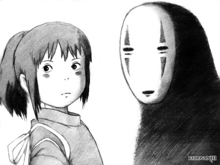 Аниме Унесенные призраками для срисовки