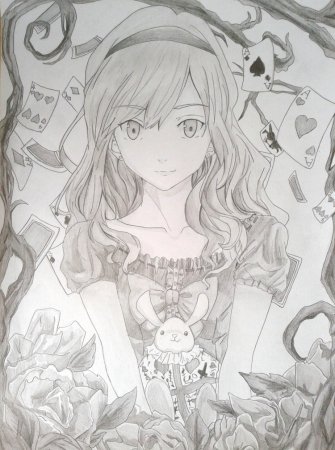 Алиса из страны чудес аниме