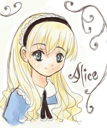 Алиса Вандерленд аниме