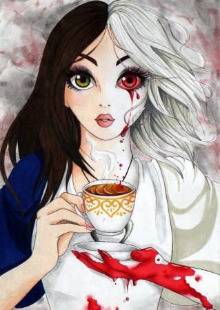 Алиса из страны чудес аниме