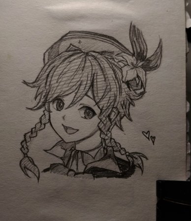 Венти Геншин Импакт рисовать