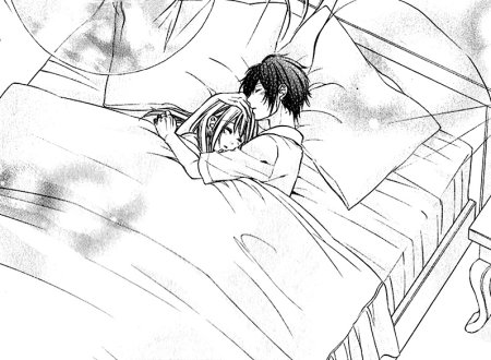 Аниме пара спит