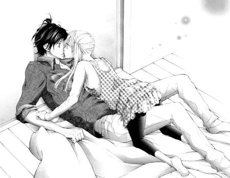 Манго аниме про любовь и поцелуи