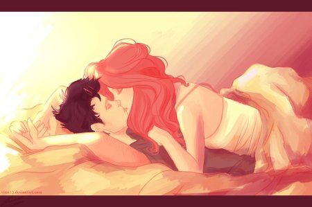 Пары в постели арт