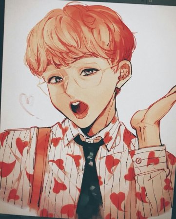 BTS тэхён мультяшный