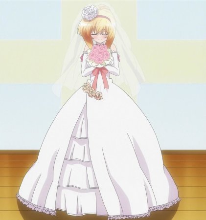 Аниме свадебное платье