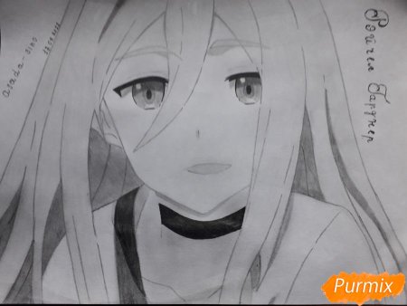 Аниме Рейчел для срисовки