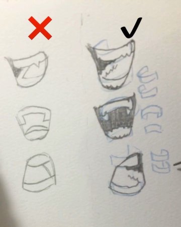 Клыки референс для рисования