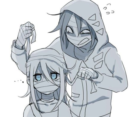 Рисунок Зак и Рейчел