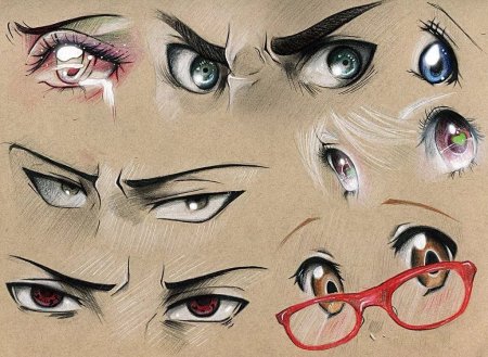 Аниме глаза